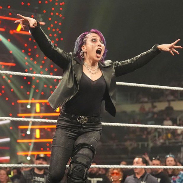 WrestleOps's tweet image. Asuka vs. IYO SKY was not announced during the broadcast tonight for WrestleMania 42.