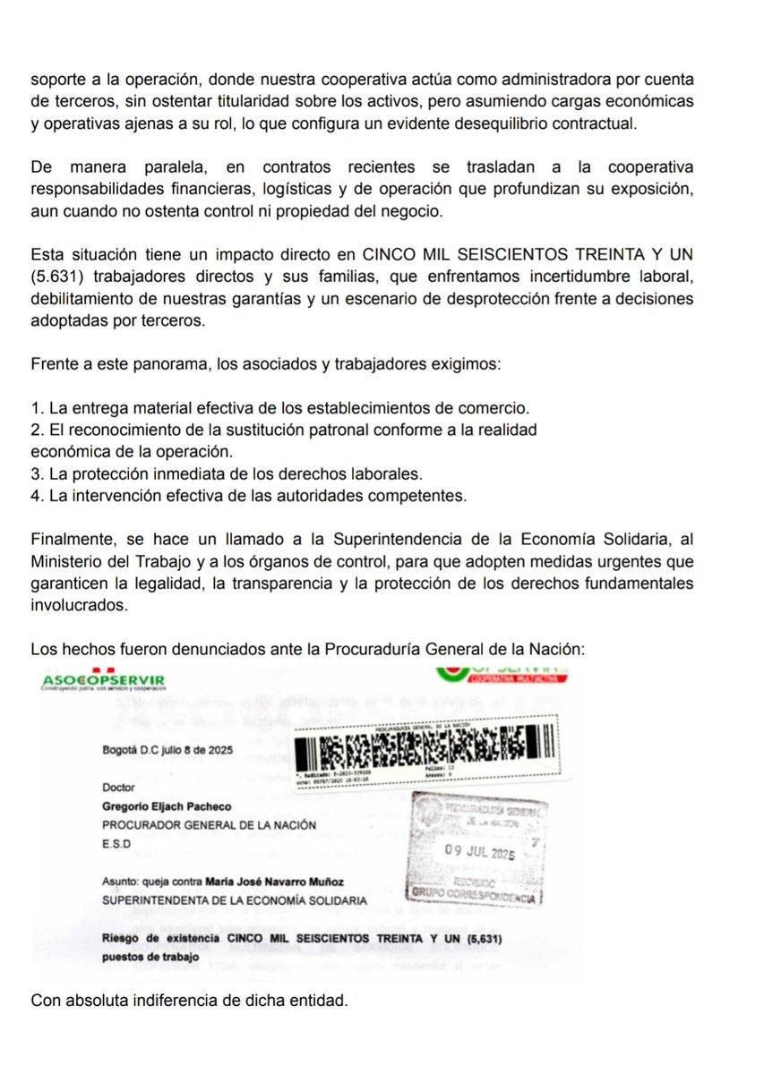 SINDICATO COPSERVIR tweet media