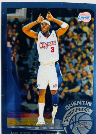 HoopsAnalyst's tweet image. Hollinger POTD Quentin Richardson. DePaul SF was 18th pick by LAC in 00. Good athlete who peaked at 17.2 ppg in 03-04. Played 04-05 in PHO where he took 8 3s per game. Spent 5 yrs in NY as off-the-ball starter who played D. Ended w/MIA &amp;amp; ORL (and NY again) thru 2013 (age 32).