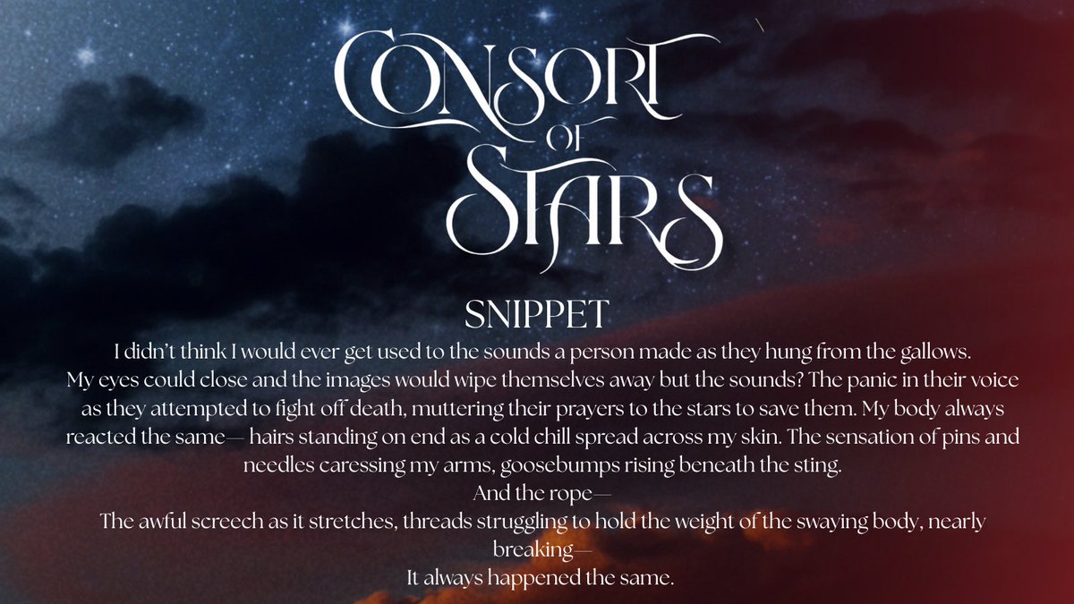 APHauthor's tweet photo. An Agent's Guide to:

CONSORT OF STARS

An Anastasia meets Rapunzel inspired  romantasy series where one girl must rise above tradition and a bloody family dynasty in order to save her kingdom and change her fate.

#amquerying 
#litagents 
#writingcommunity https://t.co/1cKgFXgByq