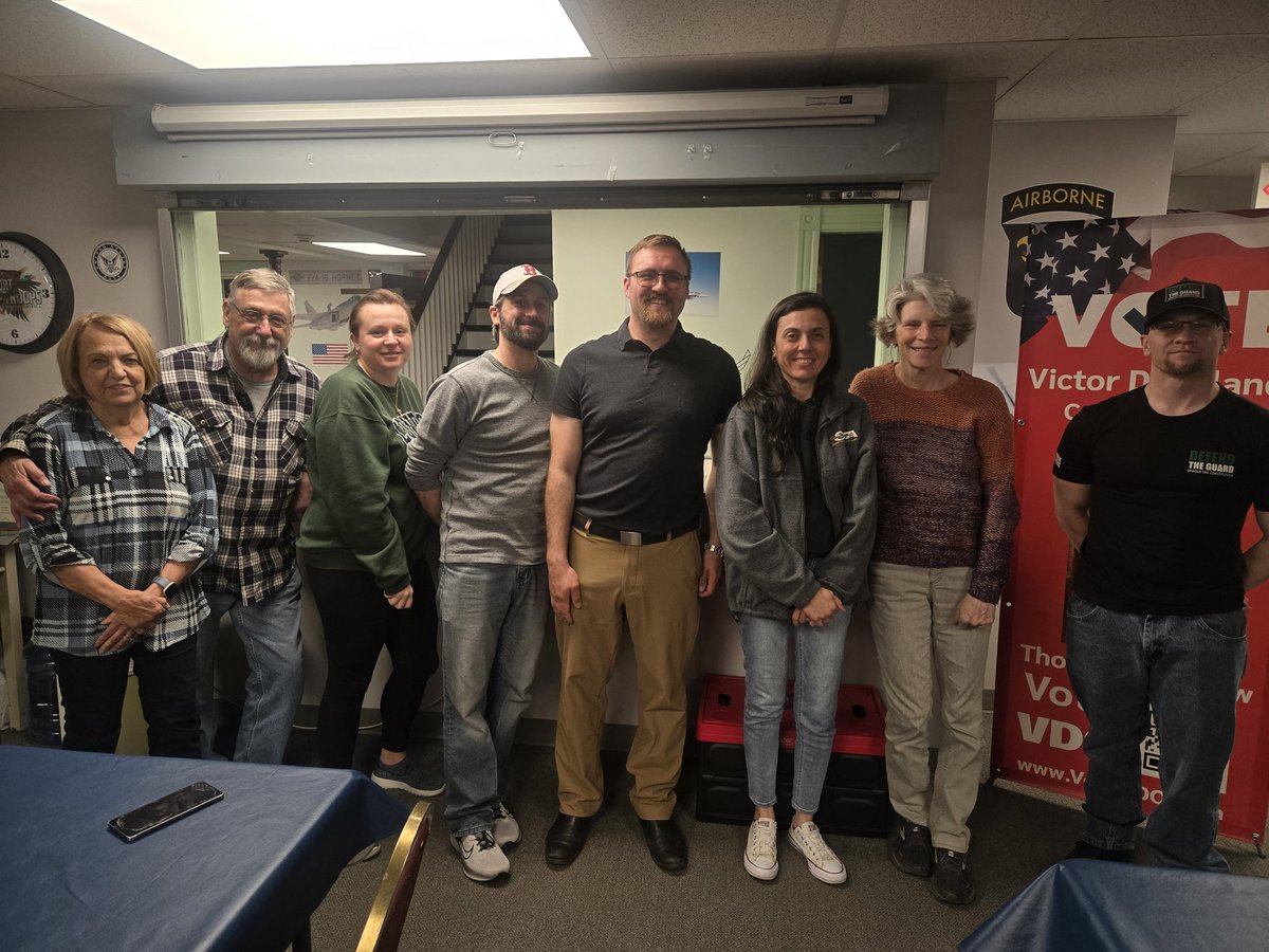 VictorDOrlando's tweet photo. Thank you to the @PelhamNHGOP for hosting me! I had a great time connecting with everyone.
I'm running for Congress in NH CD2 — learn more about the campaign and how to get involved at
https://t.co/5A3vSV1mFf
https://t.co/tV0lZSQ8XZ
#NHCD2 #VoteVDO #everyone https://t.co/u8Gah7l0fo