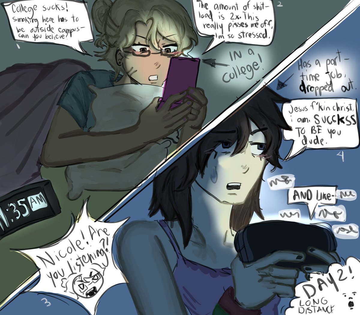 ezraidunno's tweet image. I think idk day 2 long distance #jeckoleweek2026