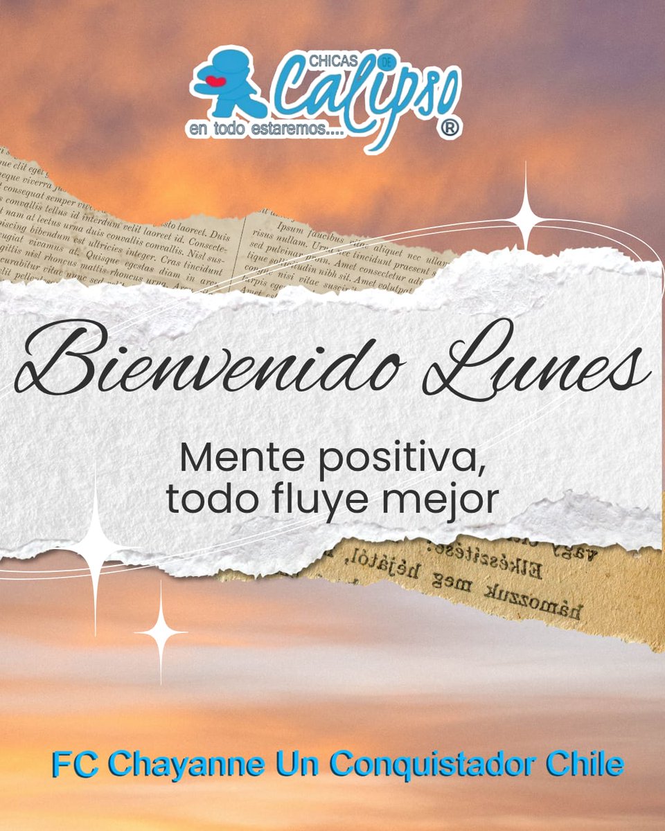 Buena semana estimados <a href="/viax/">VIA X</a>.  A comenzar con todo !!! Que la alegría y el amor guíen cada paso de esta semana.  Saludos desde #Quilpué <a href="/CHICASDECALIPSO/">Fans Club Chicas de Calipso 🇨🇱</a> 🩵💙🩵💙🩵💙🩵💙