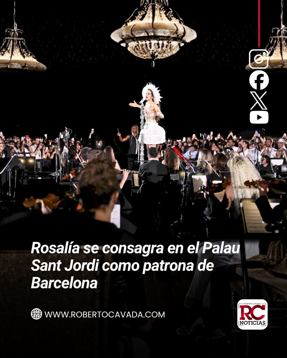 rcavada's tweet image. Rosalía se consagra en el Palau Sant Jordi como patrona de Barcelona

robertocavada.com/rosalia-se-con…

#RobertoCavada #RCNoticias #Rosalía #Barcelona