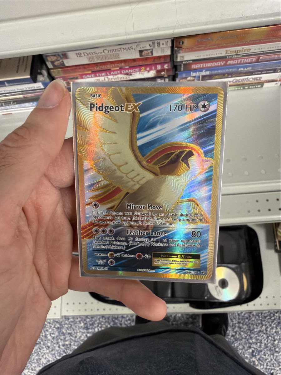 RobRipsCards5's tweet photo. @DisTrackers I found a Pokemon tin at goodwill filled with cards and they had some expensive ones in there. They took it away from me and put it in the back! 🤦🏻‍♂️ I was so mad bro https://t.co/2KVJE6I14D
