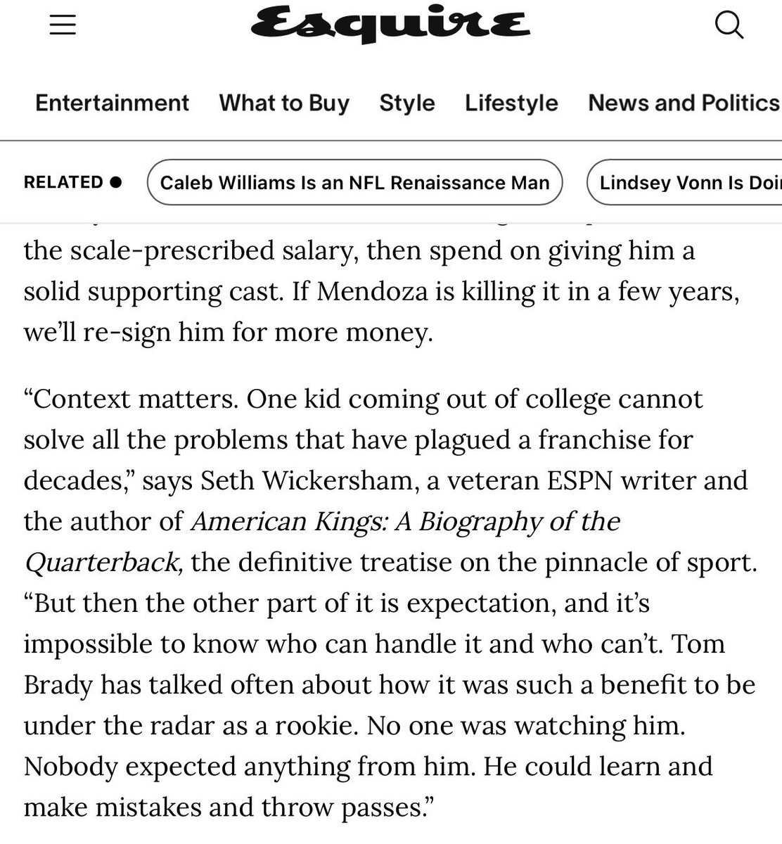 Seth Wickersham tweet media