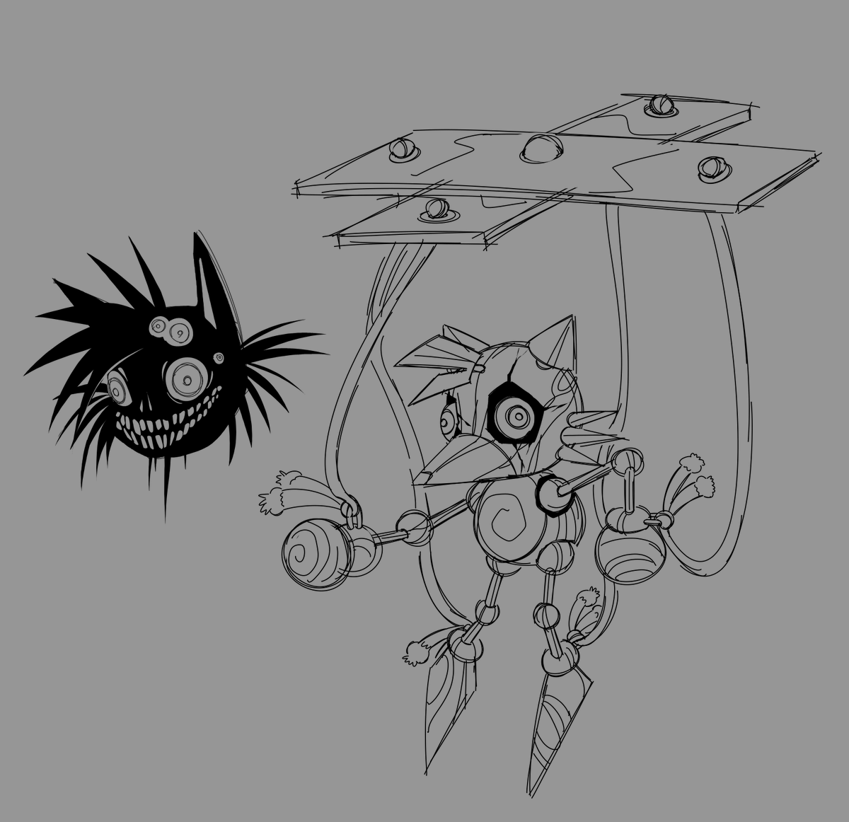 TyloonA36774's tweet image. ZALGO VARIANT - THE PUPPET
one of characters from @Skullz_ArtGuy's defender and king of all lore 👀
#execommunity #exeoc #sonicexe