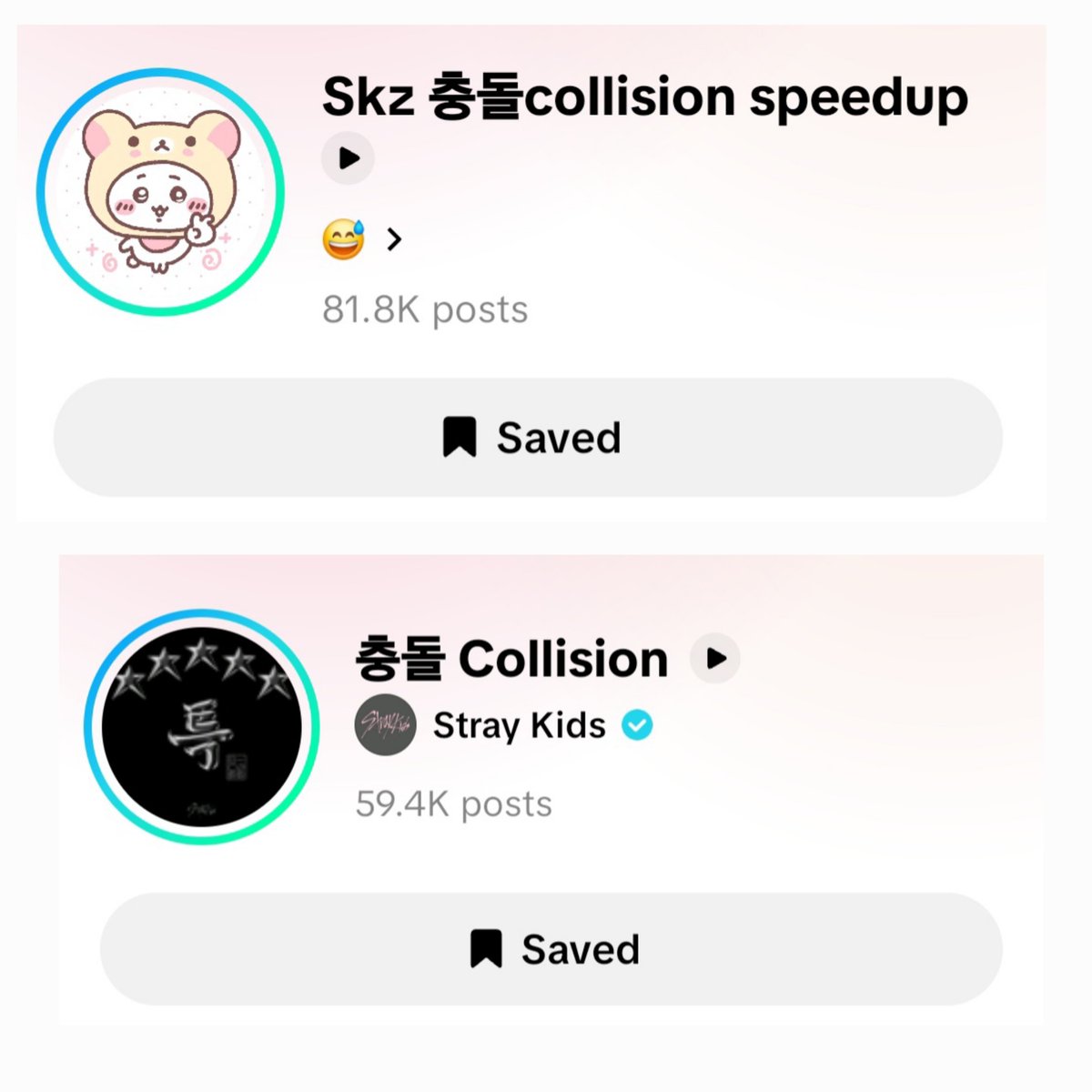 SKZCrave's tweet image. Collision by Stray Kids gained ~30,000 NEW posts on TikTok in 17 days, with no official promotions online.

March 27: 112K
April 2: 122K (+10,000)
April 7: 132K (+10,000)
April 13: 141K (+9,000)

PROMOTE YOUR BEST-SELLING ARTISTS
#ONELABEL_Promote_SKZ @jypnation