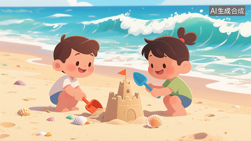 agod55's tweet image. "Tiny hands, big dreams—building sandcastles (and memories) together!  What’s your favorite family beach moment  #FamilyFun #ParentChildBond"