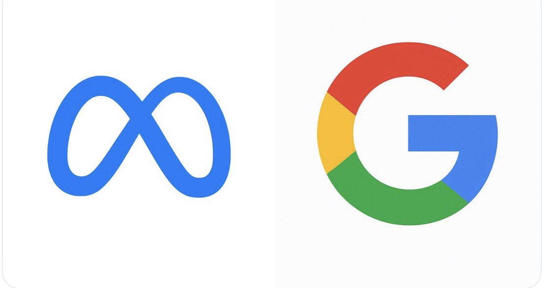 🚨BREAKING:  Meta is projected to 

surpass Google as the world's largest 

digital ad platform this year with net ad 

revenue expected to reach $243.46B vs 

Google's $239.54B per WSJ.