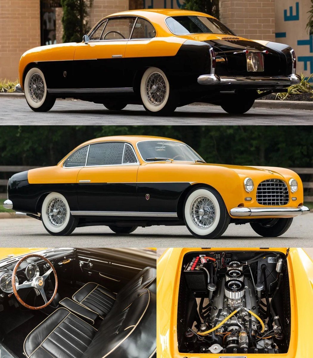 Retromania4ever's tweet image. ✅⬜🟥 1952 #Ferrari 212 Inter Coupe