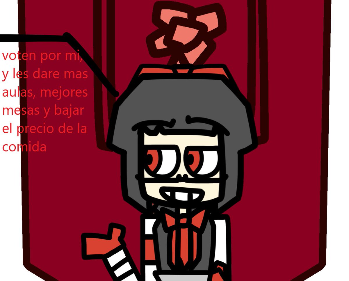 ClubHyper_'s tweet image. VICTOR PARA LA PRESIDENCIA
tengo planeado mejorar las aulas como mesas sillas paredes y la escuela en si, y al igual que bajar el precio de la comida para asi sea mas accesible para incluso los que no tienen lo suficente, 
recuerden voten por mi
#THEPCLUB #PCLUB