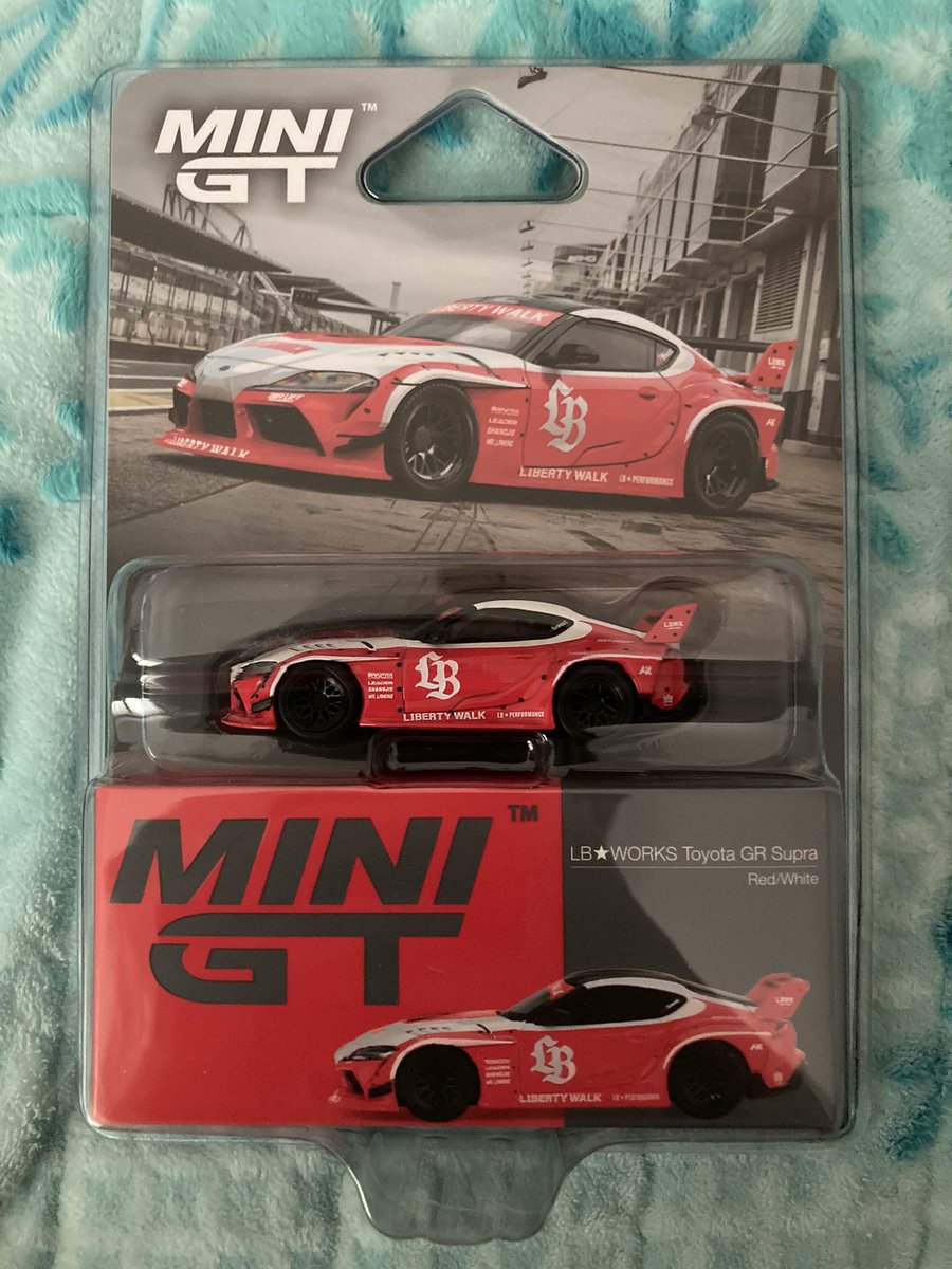 toy_NukUGroU's tweet image. #ミニカー #minigt 
MINI GT LB★WORKS
Toyota GR Supra
Red/White LHD
MGT01103-BL