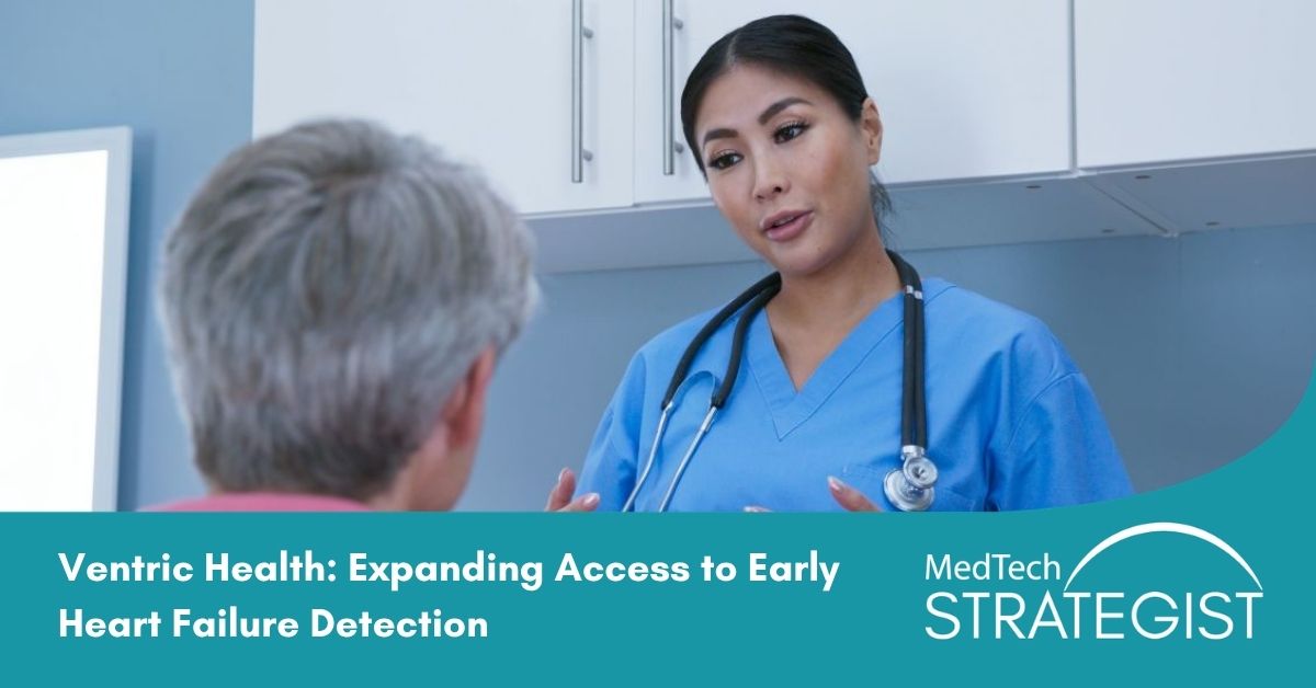 MedTechStrat's tweet image. Early #heartfailure often goes undetected. Ventric Health’s FDA-cleared Vivio system helps primary care identify it sooner, improving outcomes and enabling earlier intervention. Read more: bit.ly/4c9CSdL #medtech
