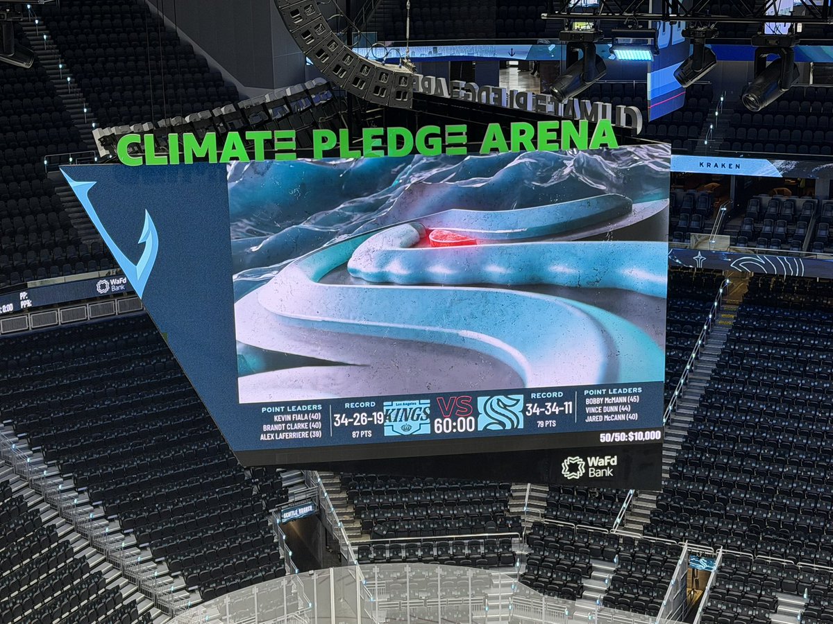 kdbuerge's tweet photo. Talent stats/Booth Coordinator with @JKellyHockey and @CassieCampbell for @NHL game between @LAKings and  @SeattleKraken on @ESPN at @ClimateArena. #LAKvsSEA #GoKingsGo #SeaKraken #NHLonESPN https://t.co/ZOIYNxo8Br
