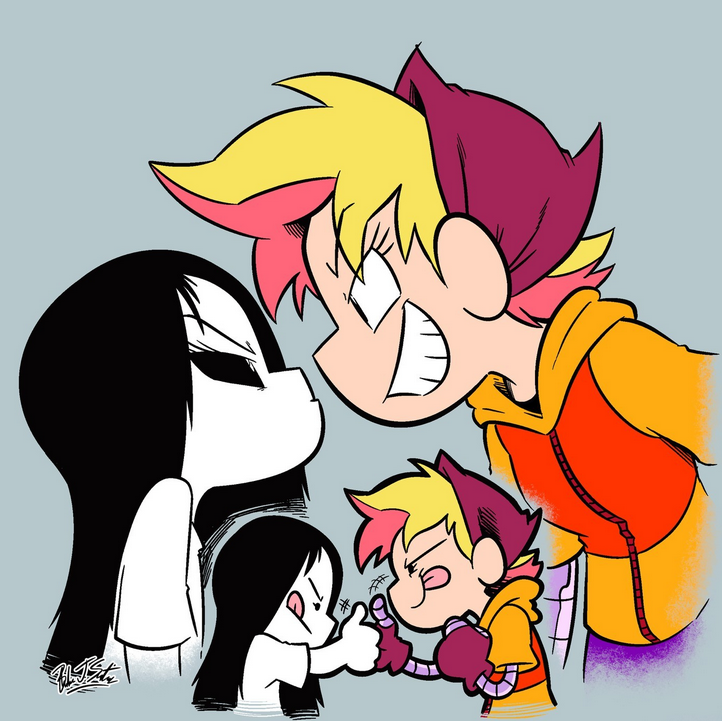 ArchyDuk_LT's tweet image. The challenger in question and the fight

#Erma #Chloe #Indie #Fight