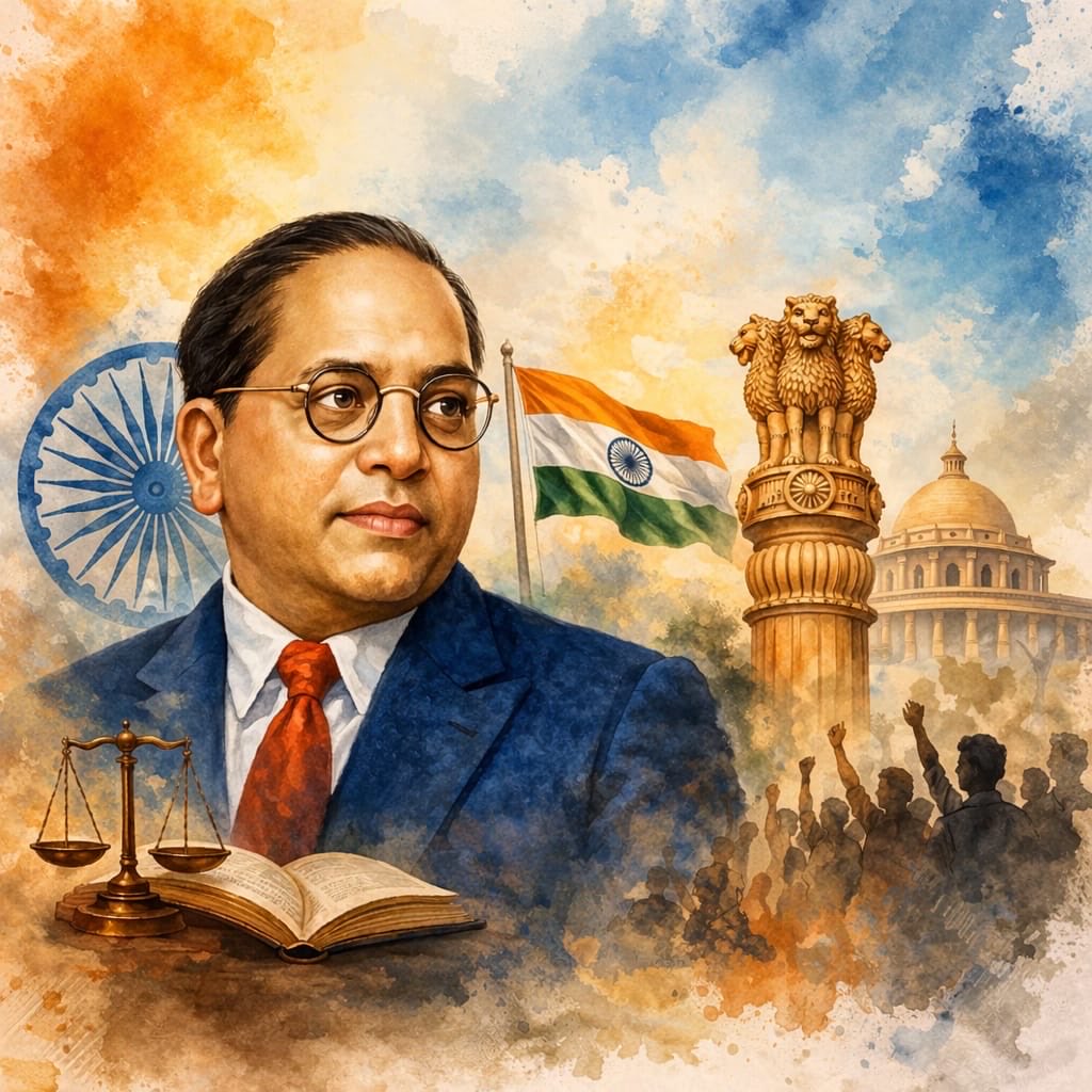 TribalArmy's tweet photo. डॉ. भीमराव अंबेडकर जी की कलम ने सिर्फ संविधान नहीं लिखा, बल्कि भारत के भविष्य को दिशा दी ! https://t.co/wkxzlyLKgP