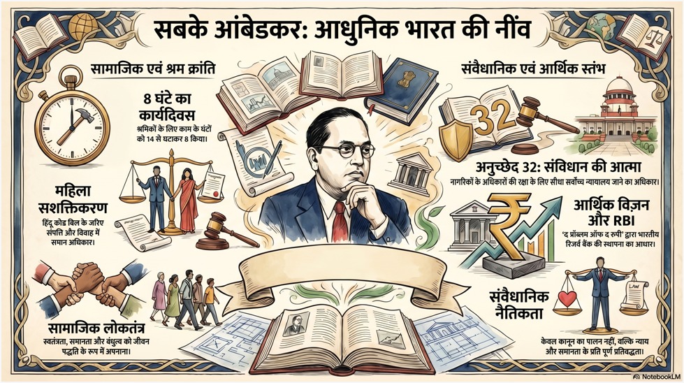 #भारत_रत्न संविधान निर्माता, महान समाज सुधारक डॉ. भीमराव आंबेडकर की 135वीं जयंती (14 अप्रैल 2026) के पावन अवसर पर हार्दिक बधाई एवं शुभकामनाएं। #डॉ_आंबेडकर जी का संपूर्ण जीवन हमें समानता, न्याय, स्वतंत्रता और बंधुत्व का मार्ग दिखाता है। “जय भीम, जय संविधान।”📖📚🙏💐🎊
#Dr_Ambedkar