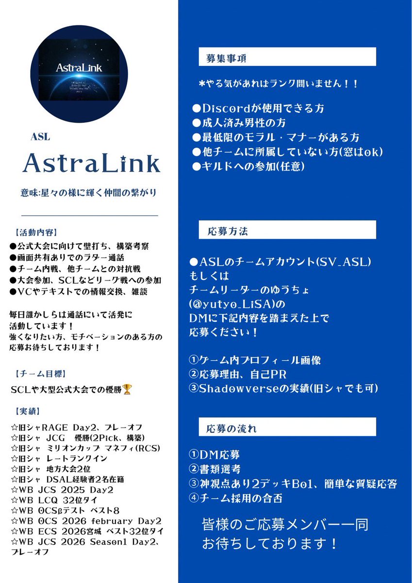 Shadowverse/チームASL tweet media