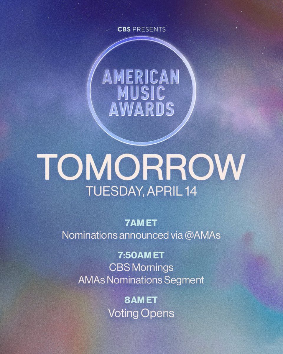TheGrandeTop10's tweet image. The #AMA nominations have been moved to tomorrow at 7AM EST