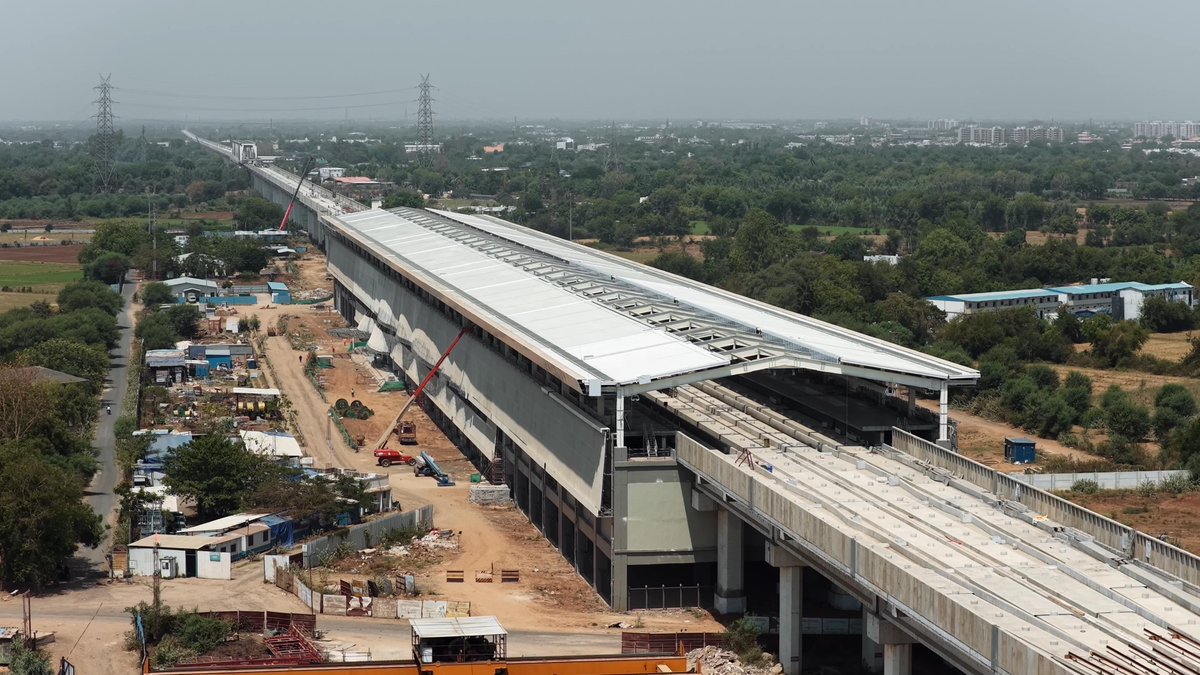 dronemanYT's tweet photo. Mumbai-Ahmedabad High Speed Rail Corridor.
Here are some snaps of "Anand Bullet train Station".
You can see the Depo also at Pic-3

Full Video - https://t.co/yjoTKXuK31 https://t.co/9TW9PEcJzw