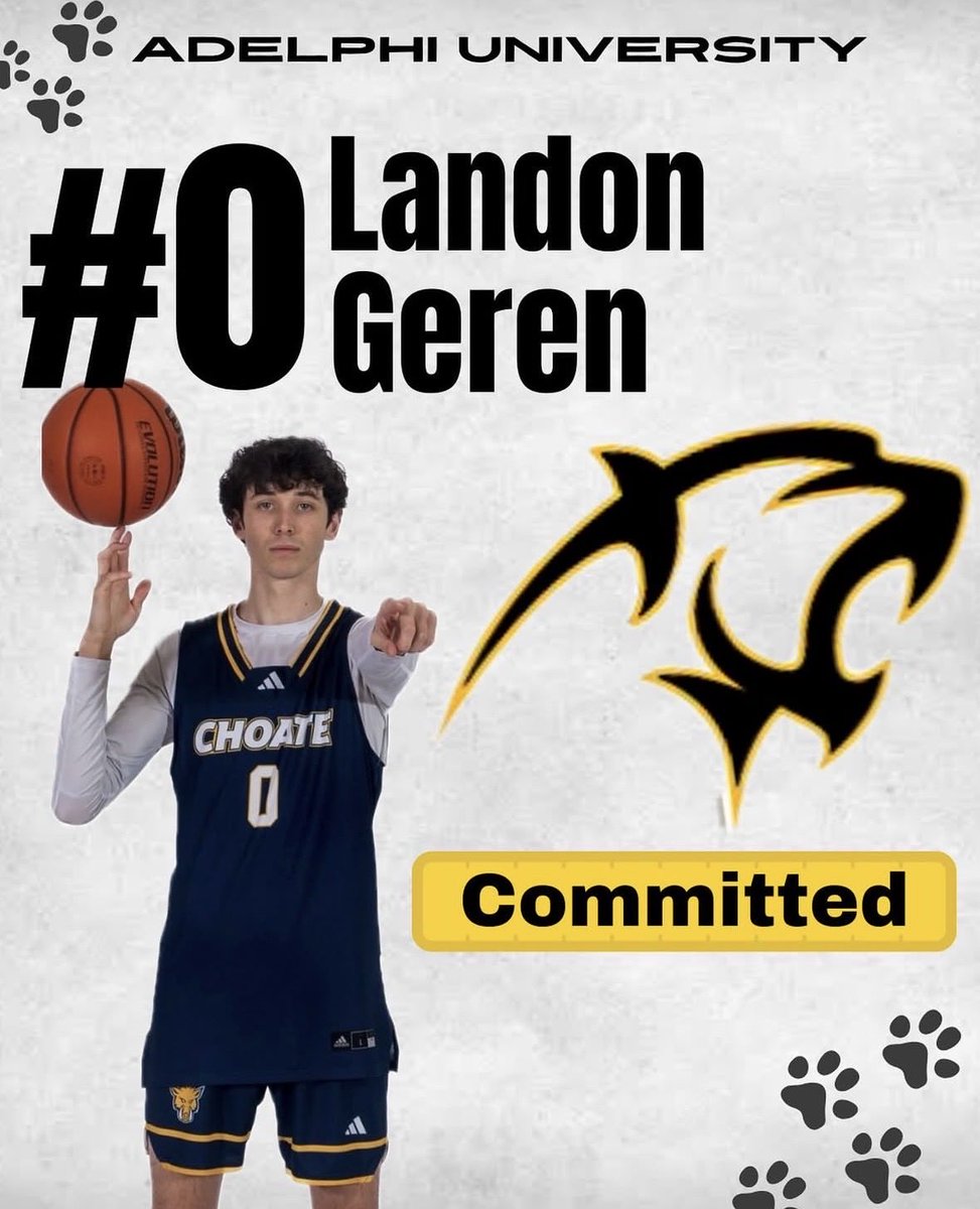 ChoateHoops's tweet image. COMMITTED!  Congrats to our guy Landon on his offer and recent commitment to Adelphi out of the NE-10.  Big things ahead💪

#Process📈  #ChoateHoops💯
