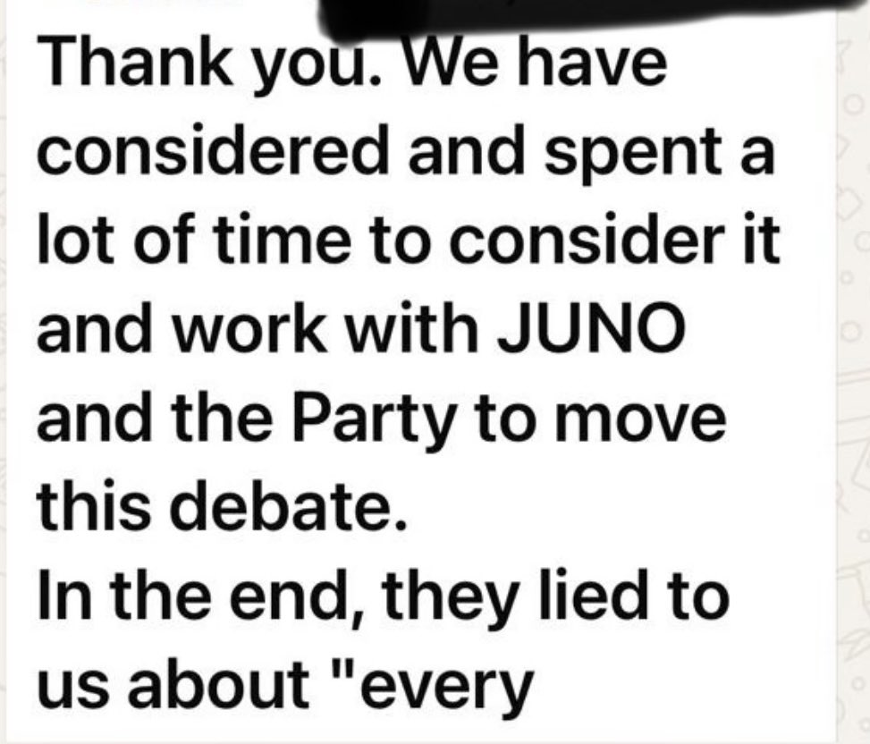 JasJohalBC's tweet image. I’ve removed my recent posts of an internal WhatsApp group chat from the Caroline Elliott campaign, some volunteers prefer to keep their involvement private. Their focus on Milobar was telling though. #bcpoli
