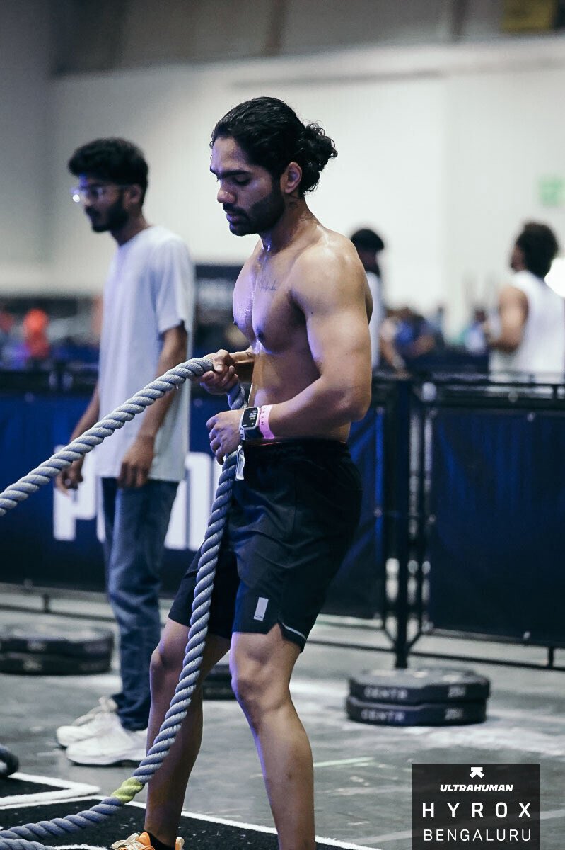 mithunkiran_'s tweet photo. Hyrox Bengaluru, 2026!
Training for Hyrox is hard. Training during residency and finishing it? Couldn’t be happier. Not the time I targeted but I had fun while at it! 
So much to learn and so much to work on. 
Only onwards and upwards. https://t.co/7xiewYoNrm