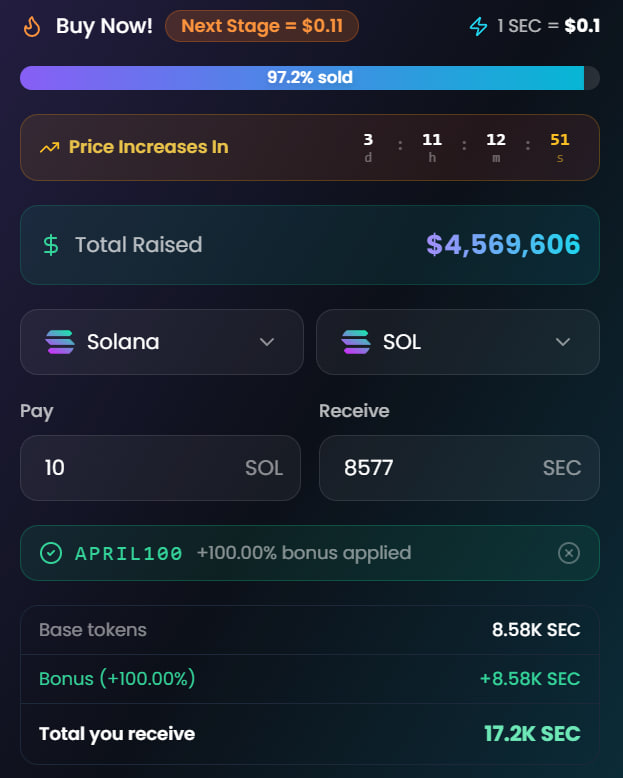 Secury Wallet tweet media