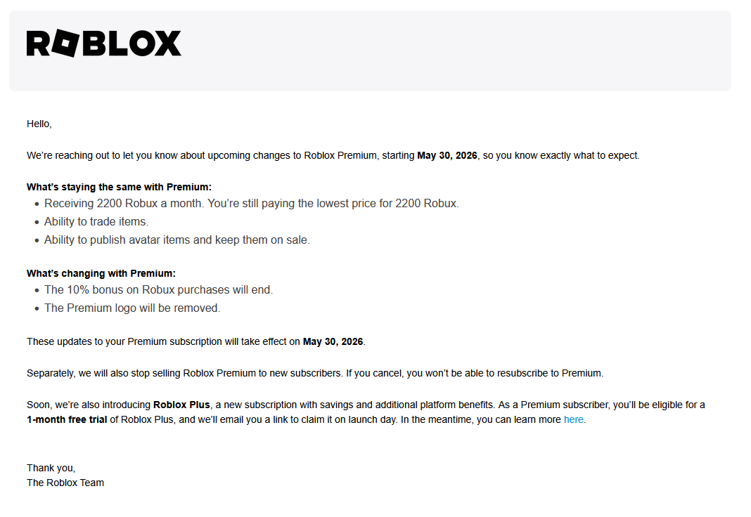 sezeii's tweet photo. by the way the new "Roblox Plus" shit is not "replacing" premium

it's going to be on top of it

roblox really said "oh you have premium lifetime? ok u can keep premium's benefits but u still need to buy roblox plus"

this will hurt us devs even more

#RobloxDev #Roblox $RBLX https://t.co/s3rihBfSBj