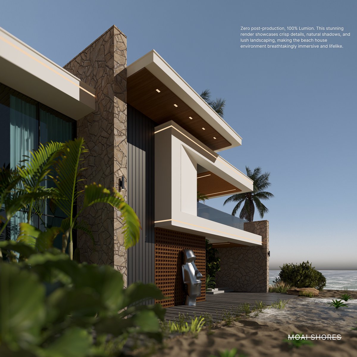 Xclusive_Arch's tweet photo. “MOAI SHORES “
Lumion BootCamp By Xclusive 
Year -2026 
Program - Lumion 
Raw outputs with no P.S or AI https://t.co/26ZnlE5Qfo