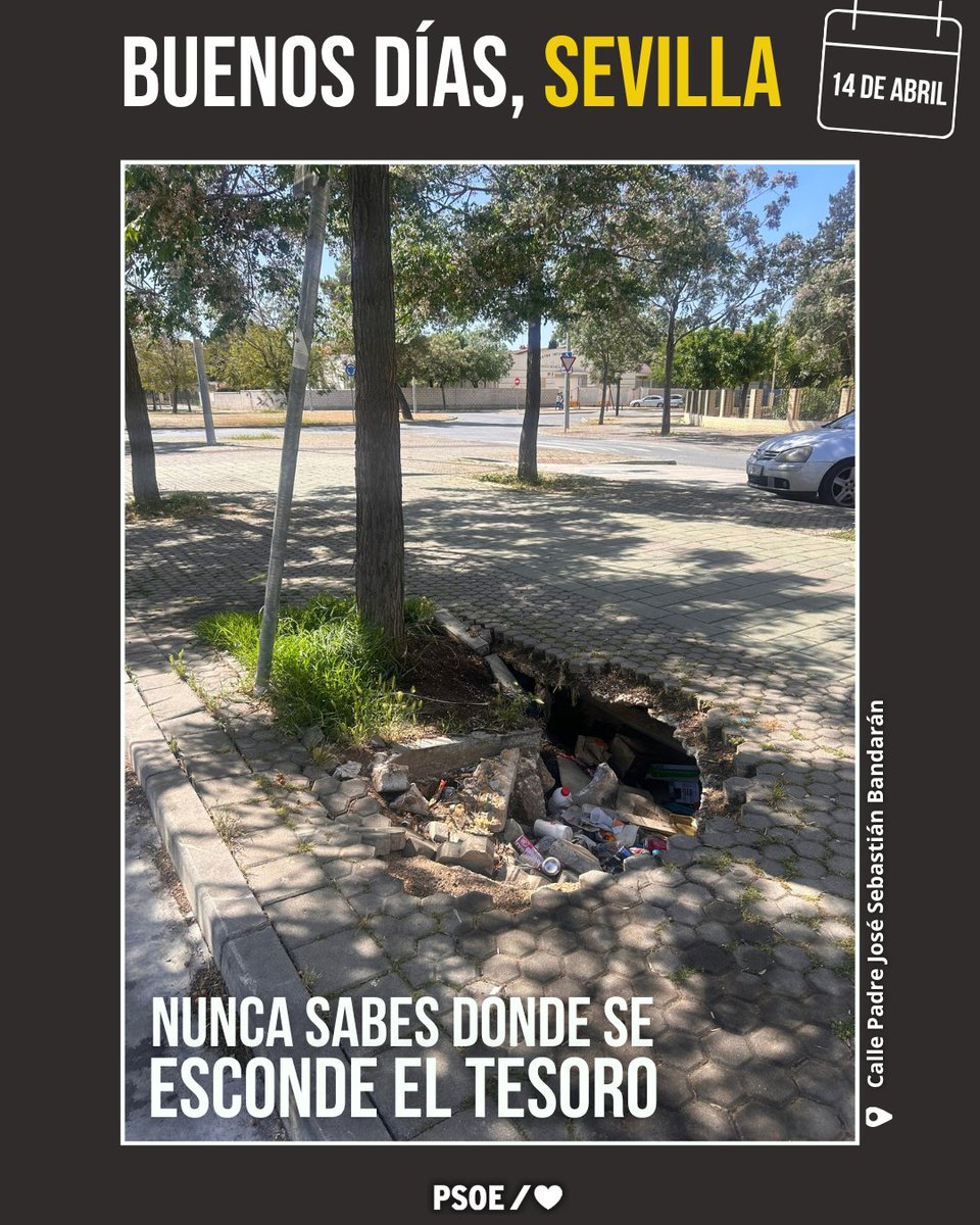 Buenos días.
Ciudad de sorpresas...
#SevillaEnMarchaAtrás