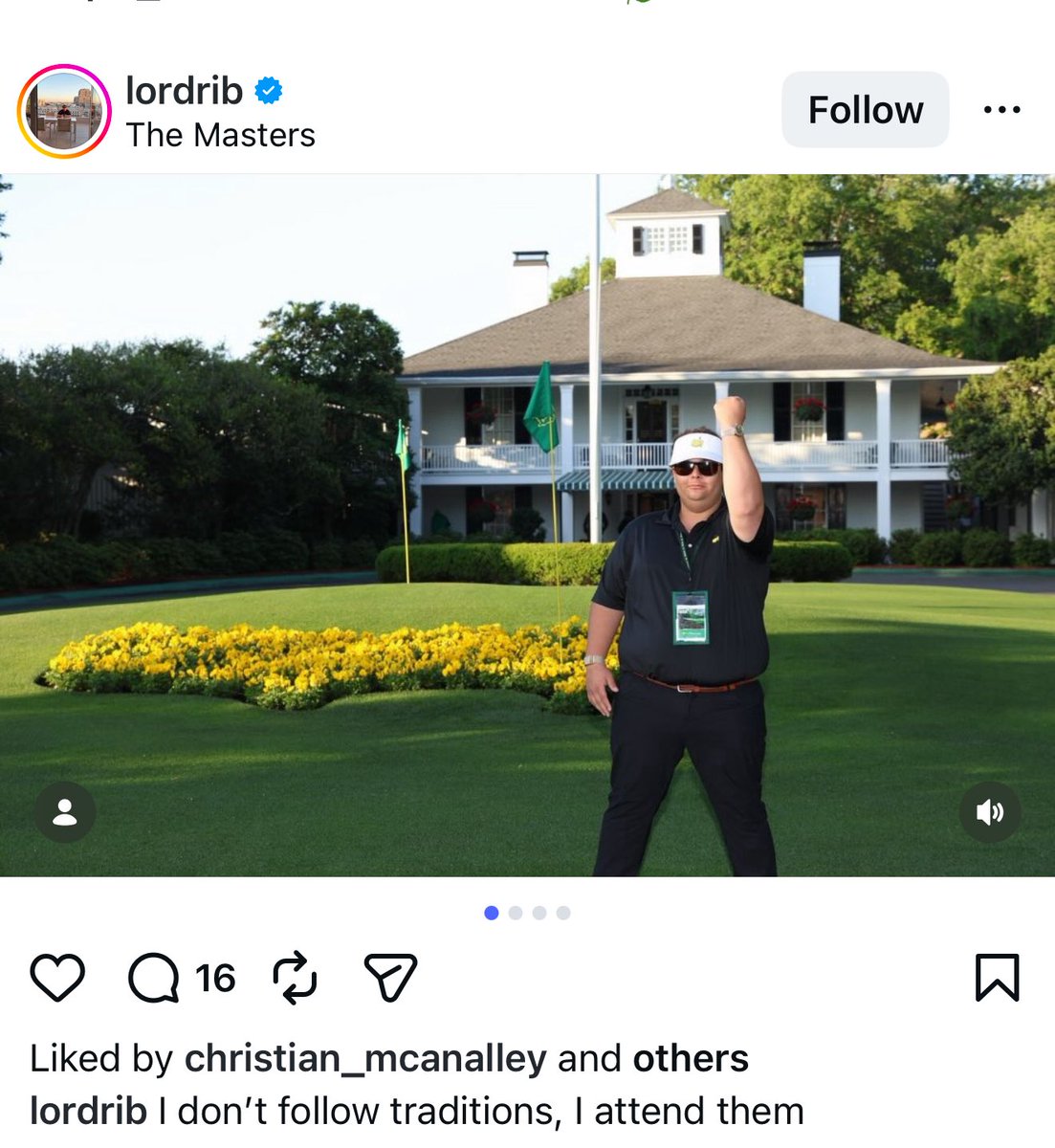 Jdawg2quick's tweet photo. Genuinely what am I looking at. The Masters has lost the plot https://t.co/TDC5IuCU6w