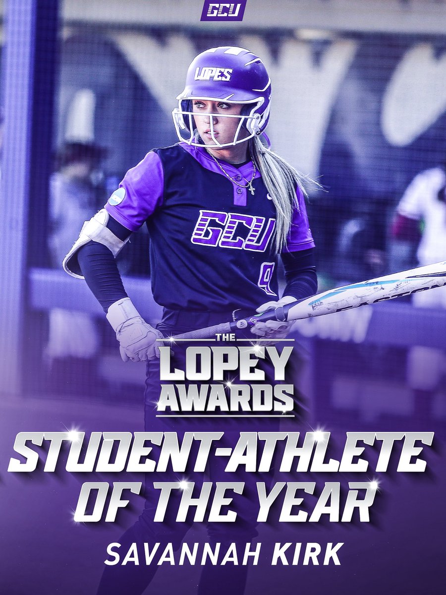 GCU_Softball's tweet photo. Prouda you @SavannahKi4213 !! 🤩

#lopeys2k26 https://t.co/6hs3bWOa3I