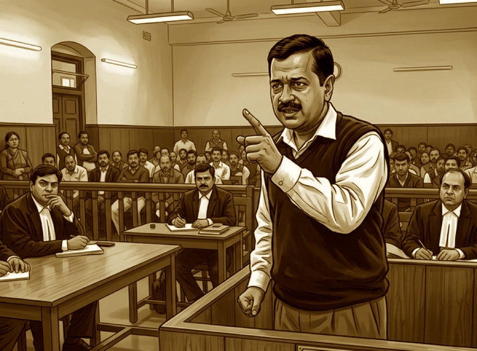 I am Not a fan of Arvind Kejriwal.

But today — respect where it’s due.
He literally stood up and pushed back against the judicial system.
And that hits different… because a common man faces this every single day.

Imagine fighting your own case in court without a lawyer —
the