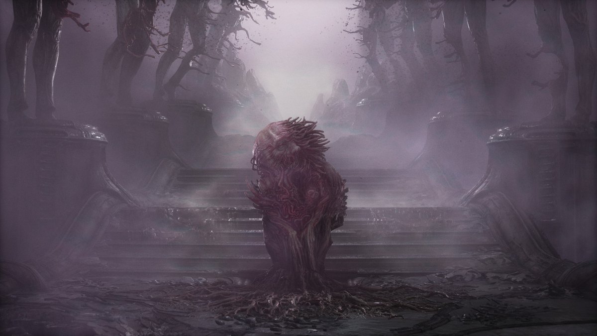 "Scorn" é um jogo que focou totalmente em estética e esqueceu o resto todo. Ele é lento, cansativo, com puzzles simples e com um dos piores sistemas de combate que ja vi.

Pra n acabar com o jogo totalmente, o visual dele é realmente foda. Tudo tem uma aparência triste e dolorosa