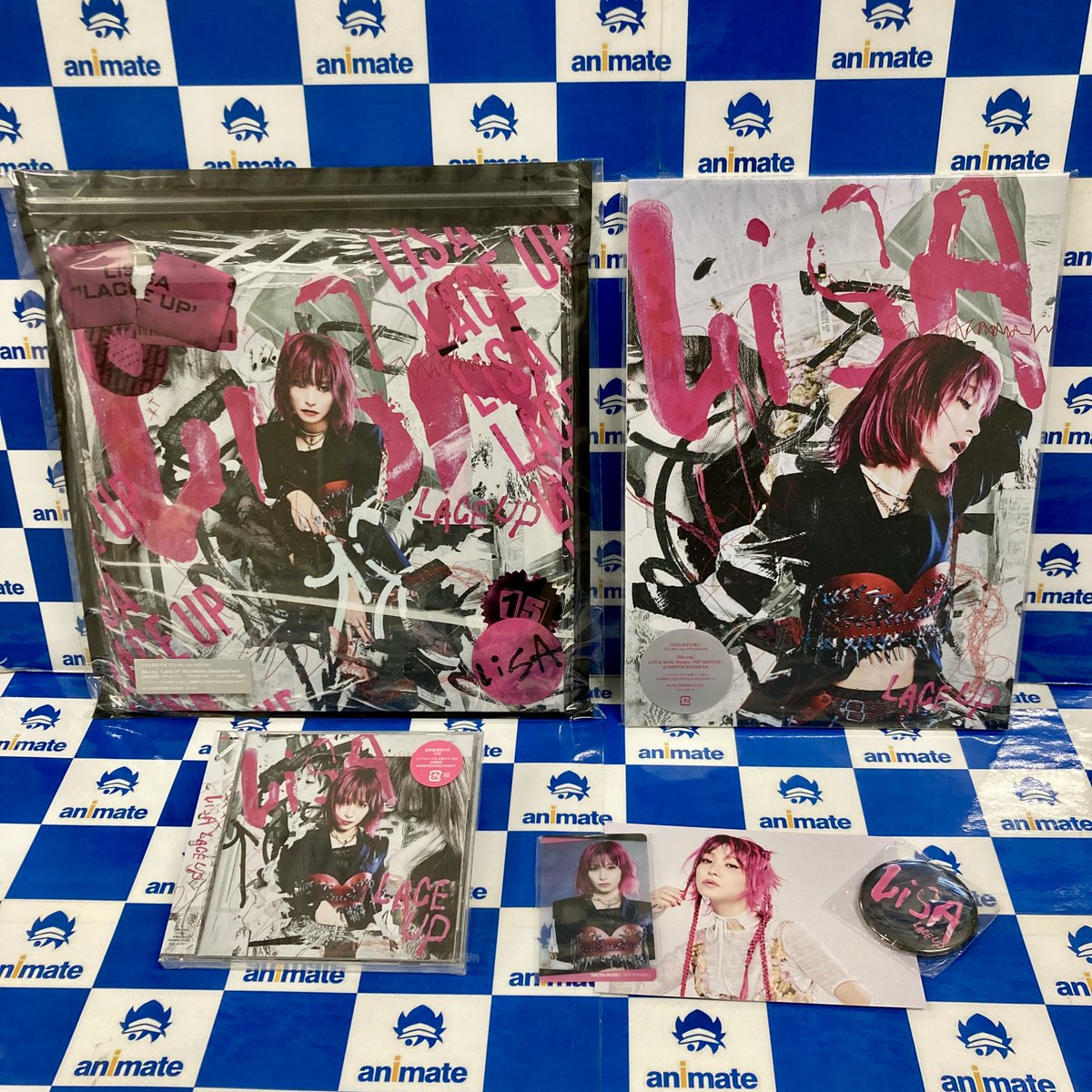 入荷情報】 #LiSA 7th Album『LACE UP』 入荷しました🩷 アニメイト