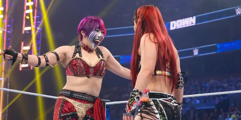 rhinocerosbug's tweet photo. the mentor.
the student.

a story in the making for over a decade. we will not stand here and let it be left off the biggest wrestling show of all time. 

#WeWantIyoVsAsuka https://t.co/R2wfIpK91g