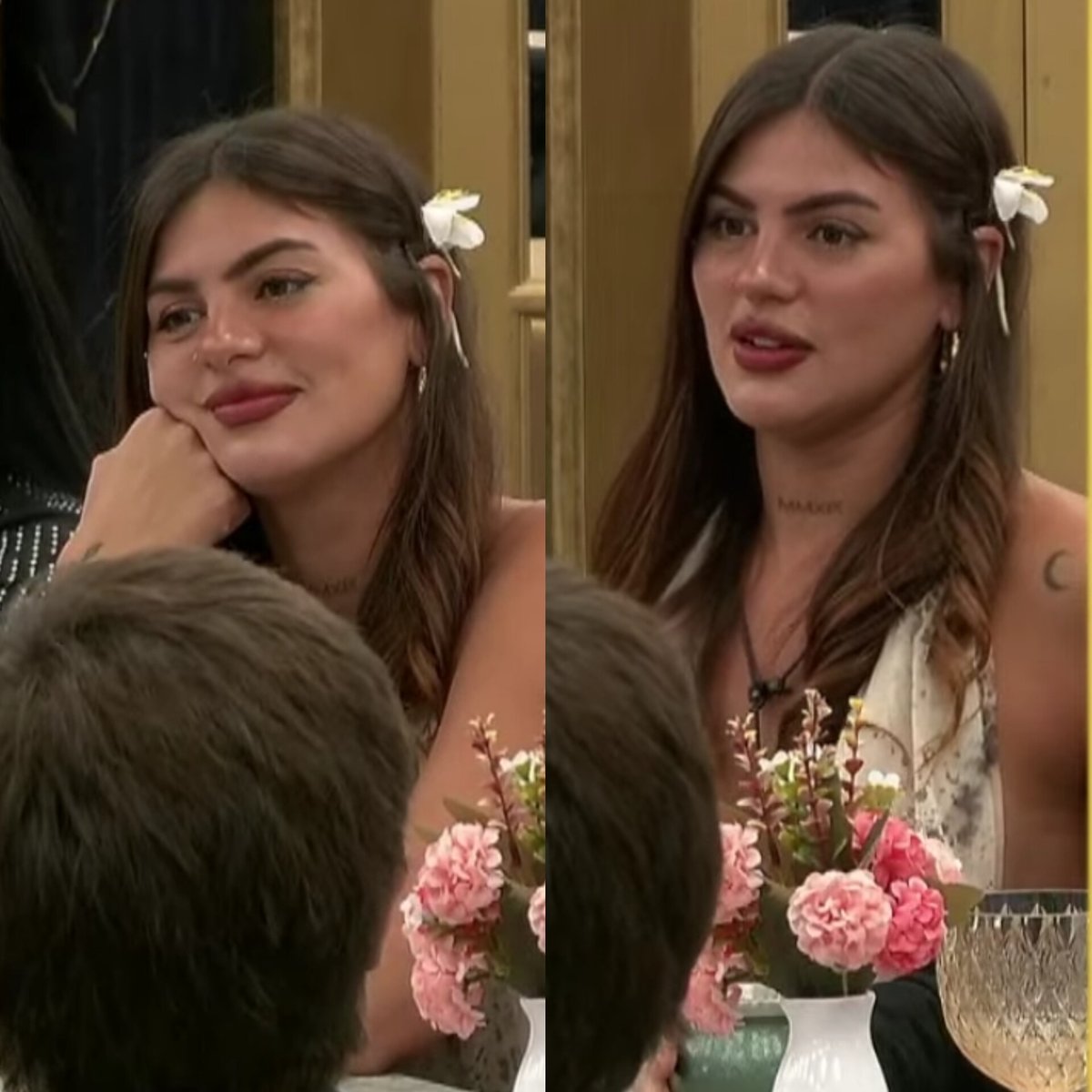 Lloro, ella se arregló esperando que entrará Fabio #GranHerman #LCDLF6