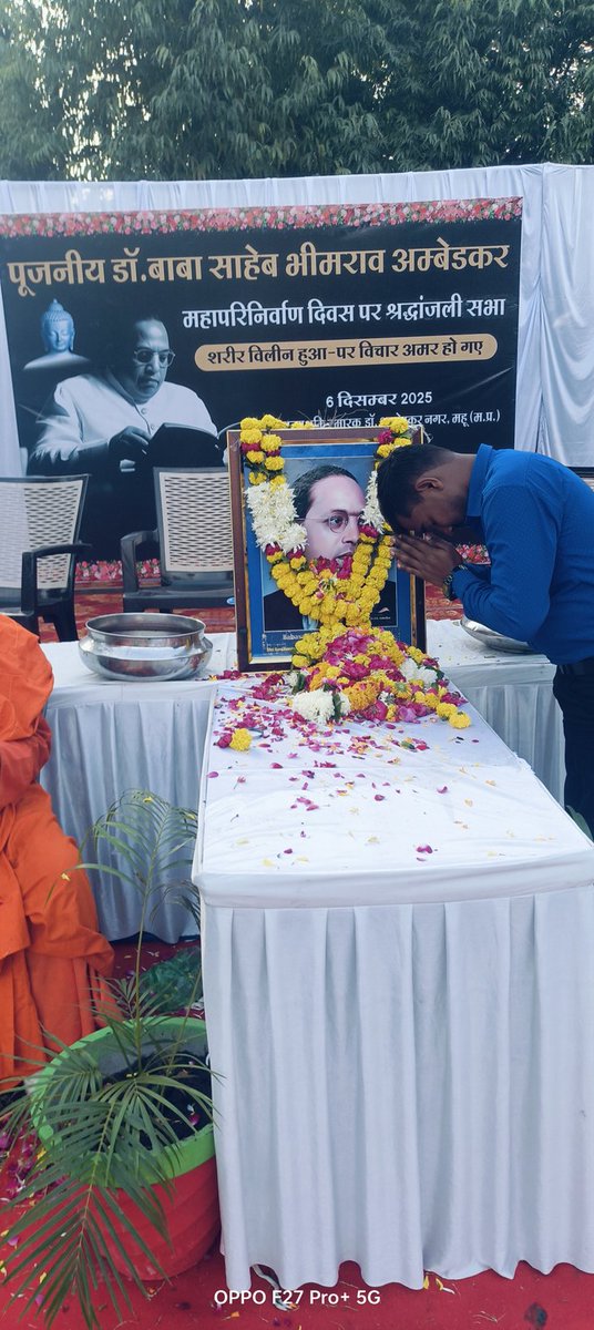 राष्ट्र निर्माता, आधुनिक भारत के जनक, नारी शक्ति के मुक्तिदाता, भारतीय संविधान के शिल्पी, विश्व रत्न बोधिसत्व बाबा साहेब डॉ भीमराव अंबेडकर जी की 135 वीं जन्म जयंती की आप सभी को बहुत-बहुत शुभकामनाएं एवं बधाई।🙏🏿❤️🎉

बाबा साहेब अमर रहे।🙏