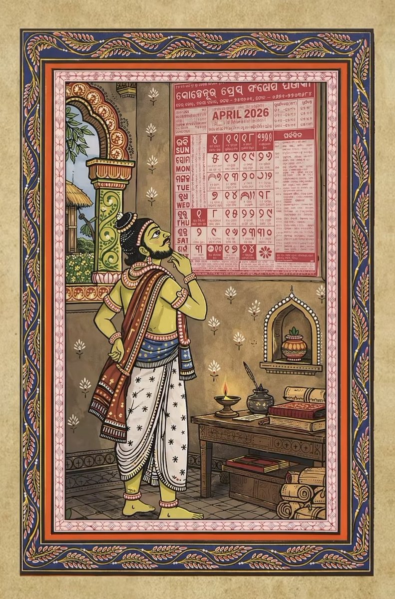 AbhiSbunny's tweet image. Odia Naba Barsha Ra Hardik Abhinandan.... ଓଡ଼ିଆ ନବବର୍ଷ ର ହାର୍ଦ୍ଦିକ ଅଭିନନ୍ଦନ ଓ ଶୁଭକାମନା... ଜୟ ଶ୍ରୀ ଜଗନ୍ନାଥ
ମହାପ୍ରଭୁ ସମସ୍ତଙ୍କ ମଙ୍ଗଳ କରନ୍ତୁ 

#jagannath #odia #newyear
@OdiaCulture @odiapolice @arvindpadhee @OdiaOdisha @AMITABHTHAKUR21 @Odisha_Stories @Bisal_Mohanty @tanaya_p