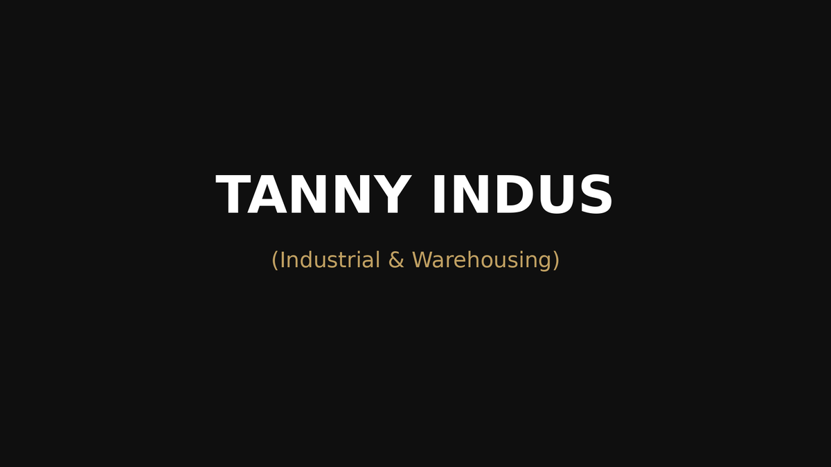 SheltersTa84260's tweet image. Introducing TANNY INDUS
(Industrial &amp;amp; Warehousing)

As our Grade-A commercial portfolio continues to grow, we are building the next layer , industrial infrastructure , warehousing designed for scale and long-term performance.

#TANNYIndus #IndustrialInfrastructure #Warehousing