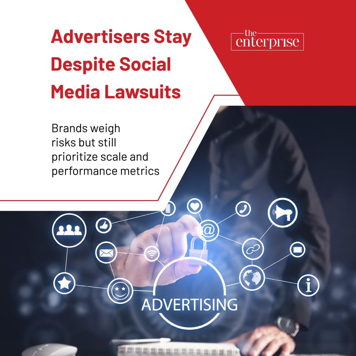 AtTheEnterprise's tweet image. Legal scrutiny is mounting for social platforms — but advertisers aren’t backing down. Scale, targeting, and cost efficiency still drive decisions, even as risks grow.

🌐:theenterprise.news

#DigitalAdvertising
#SocialMediaTrends
#AdTech
#MarketingStrategy
#BigTech