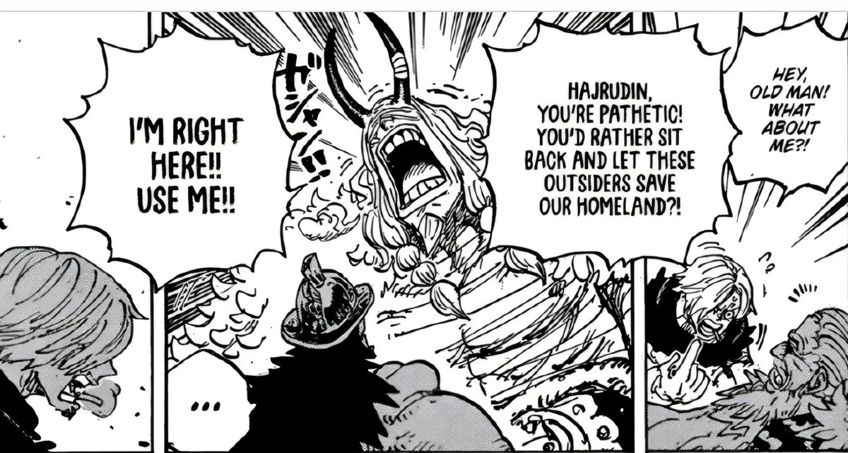 Calm_ecstacy213's tweet image. #ONEPIECE1180
We will witness insane zoro sanji gas in the next coming chapters trust, they ain't going down and not getting back up, I'm guessing gaban has something to do with it too