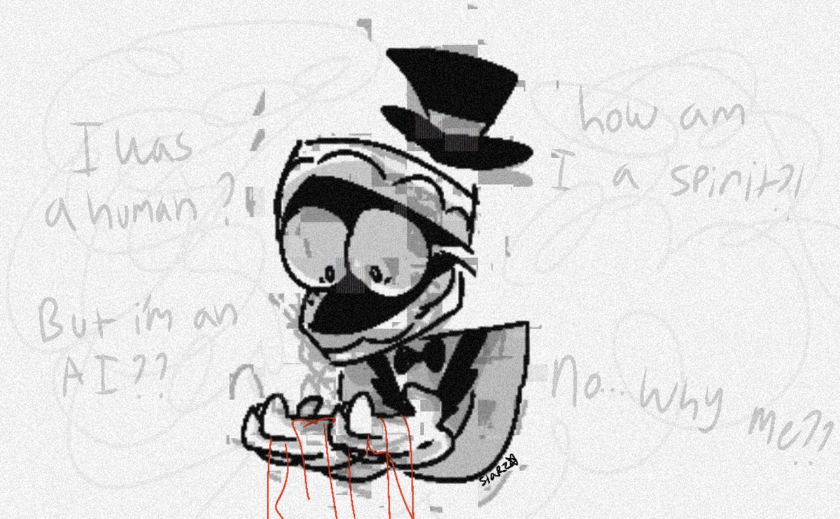 BethanyMcl6496's tweet image. Soulmate au Caine having an Identity Crisis LMAOOO #showtime #soulmateau