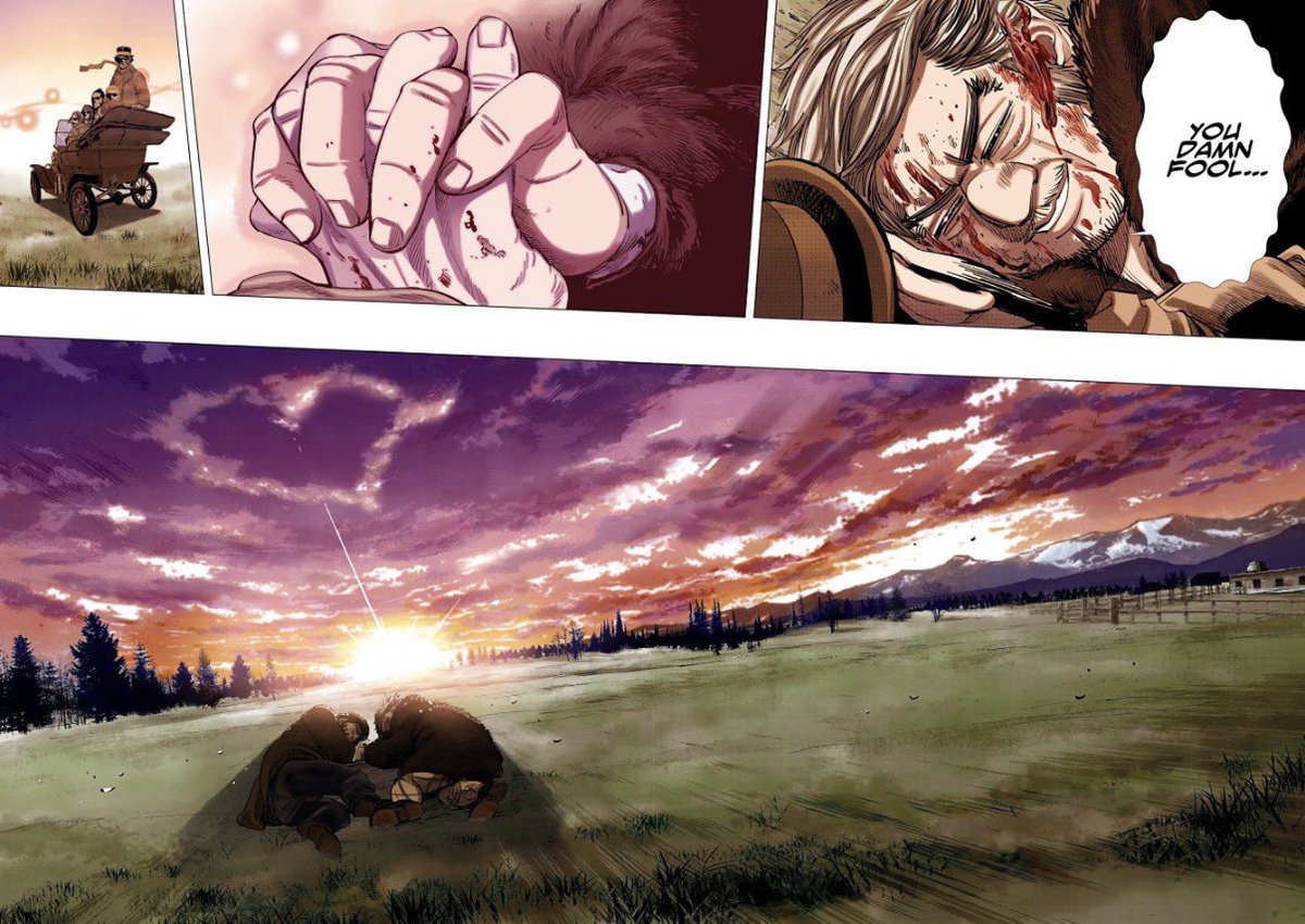 daily golden kamuy panel | MAJOR SPOILERS FOR GK tweet media