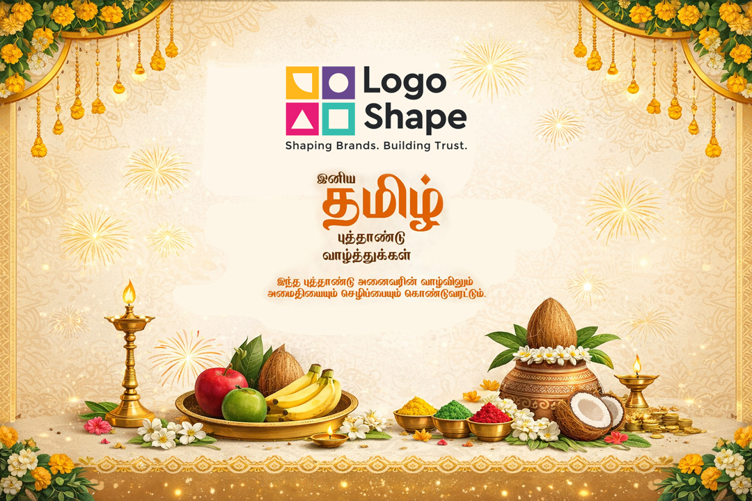 logoshape's tweet image. இனிய தமிழ் புத்தாண்டு நல்வாழ்த்துக்கள்!
இந்த சித்திரை 2026 ஆம் ஆண்டு உங்கள் வாழ்வில் புதிய ஒளியையும், மகிழ்ச்சியையும், முன்னேற்றத்தையும் கொண்டு வரட்டும்!
#tamilnewyear #TamilNewYear #newyear #newyearsday #NewYearVibes #logoshape #sarkariblog #jobstamilnadu #tnpscjobs #logodesign