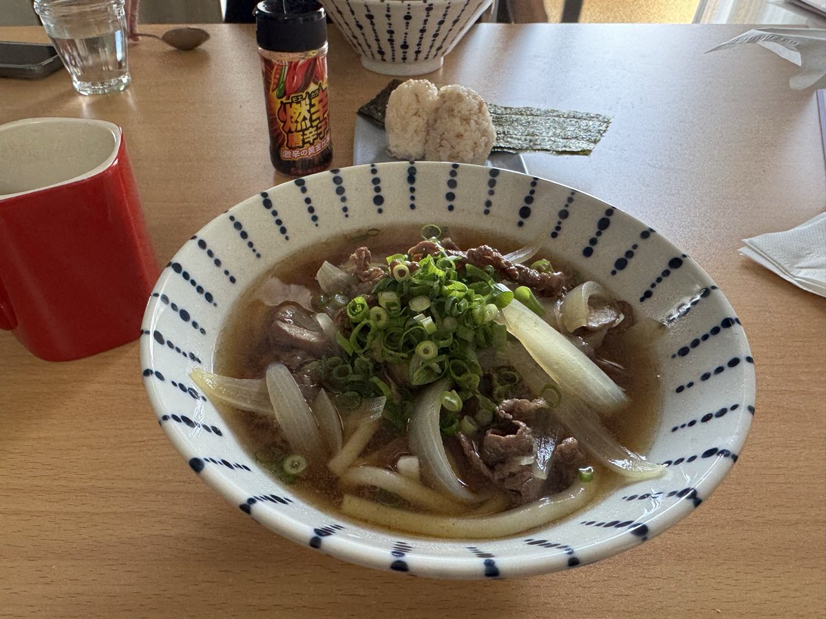 ググ肉うどん😇😇