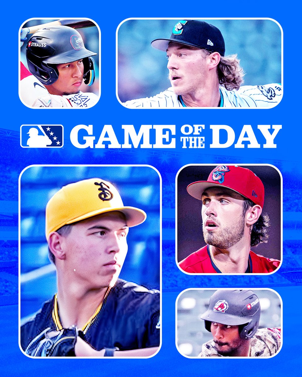 MLBPipeline's tweet image. Watch high-powered prospects across the Minors for FREE!

🔹 Seth Hernandez's 3rd pro start (#Pirates)
🔹 Thomas White (#Marlins) vs. Hagen Smith (#WhiteSox)
🔹 #Dodgers at 3 different levels
🔹 #Mariners' Lazaro Montes, Michael Arroyo

This week's slate: atmlb.com/4thAhVq