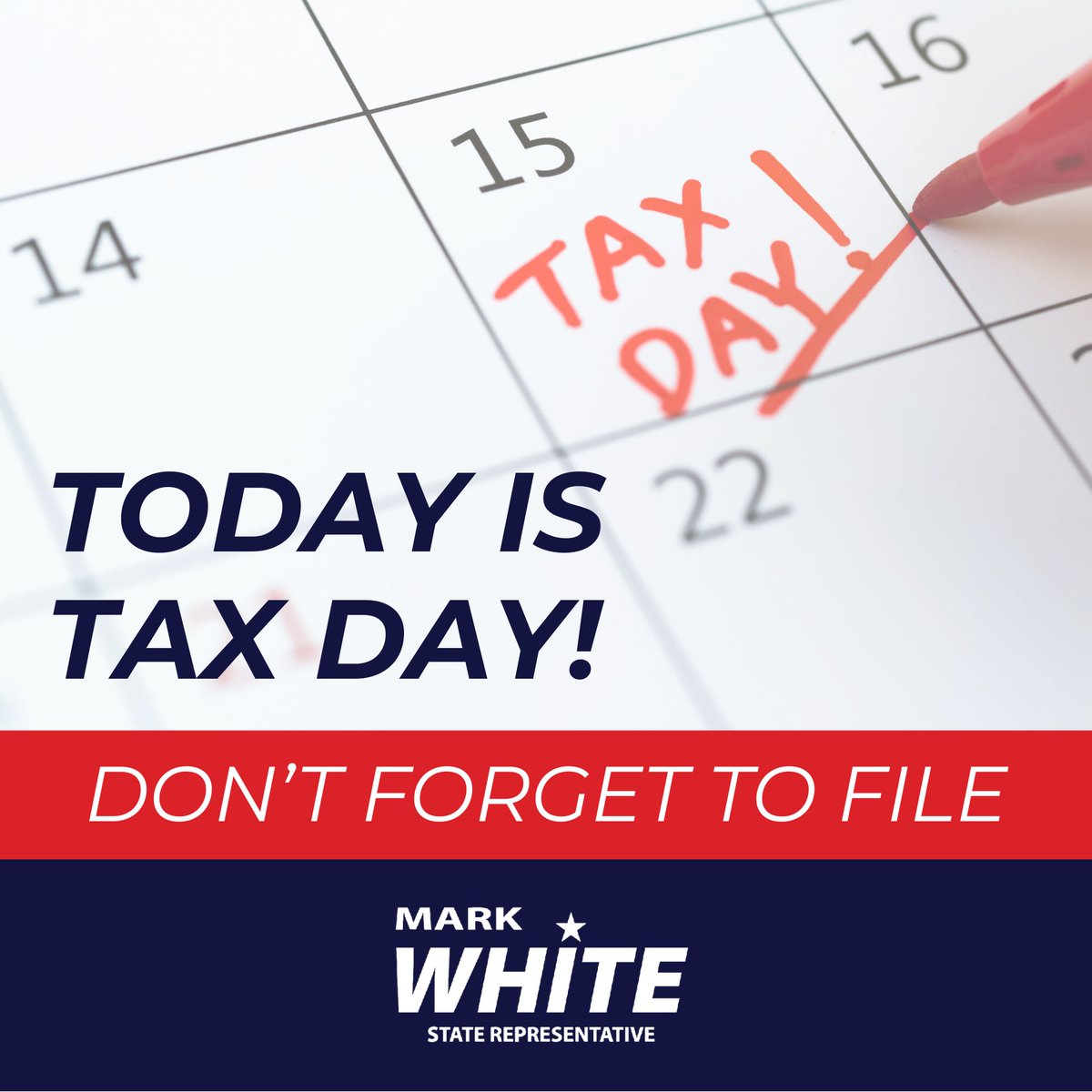 Representative Mark White tweet media